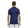Adidas Originals Core 18 Climalite AEROREADY Logo Pattern Pullover Short Sleeve Polo Shirt Men Polo Shirts Dark-Blue White CV3589