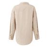 Women's Striped Button Down With Pocket Long Sleeves Collar Shirt Tops