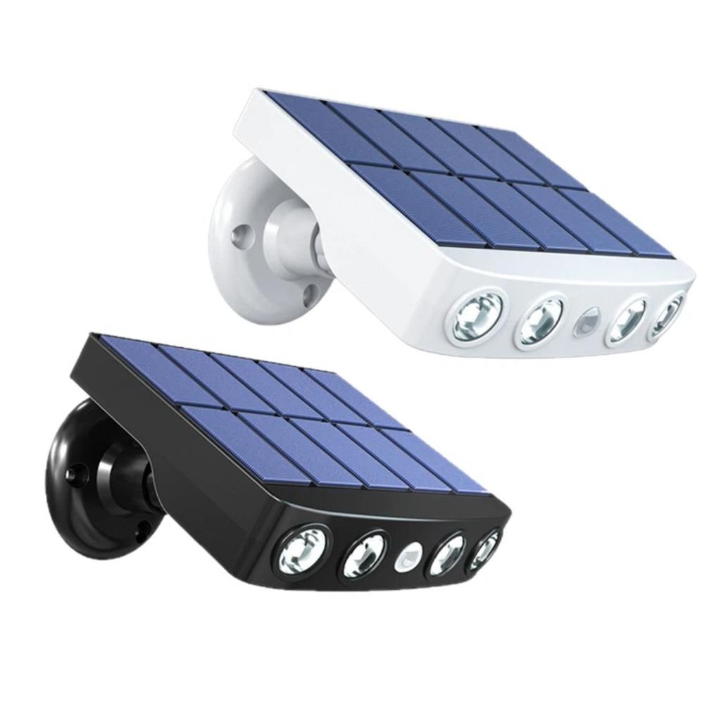 LED Solar Wall Light, Fake Security Camera Lamp, Motion Sensor, Waterproof Outdoor Garden Courtyard Solar Flood Light
