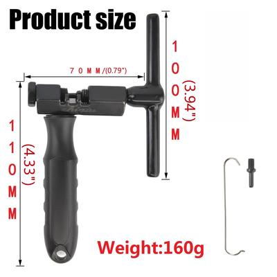 Bicycle Chain Pin Remover Bike Link Breaker Splitter Portable Steel Chains Extractor Device Accessories MTB Bike Repair Tools