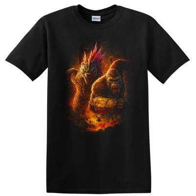 Godzilla x Kong Bitwa Potworów Koszulka Film Akcji Kaiju