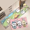 Entrance Front Door Doormat Anime Chiikawas Non-slip Kitchen Rug Living Room Rugs Balcony Bathroom Foot Mat Floor Mats Carpet