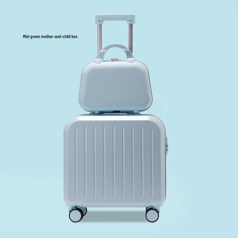 Qiuqiao Smart Carry-on Luggage with Cup Holder & USB 18 inches
