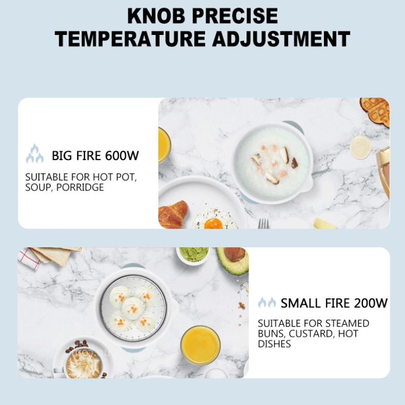 Folding Cooking Pot Portable Camping Electric Hot Pot Travel Home Multifunctional Cooker