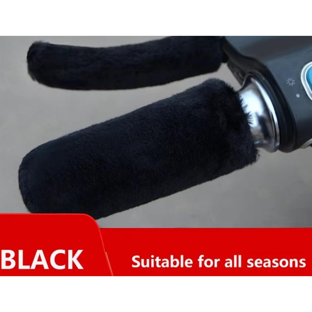 Easy Install Motorcycle Grip Covers Motorcycle Accessory Motorcycle Mitts Handlebar Cover Soft Breathable Velvet