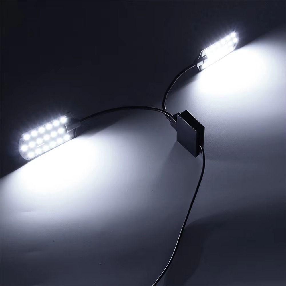 Double Head Clip On Aquarium Light White Light Fish Tank Light LED Aquarium Light  Aquarium