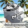 Custom Name Personalized Manchester United F.C Print Umbrella, Auto Open Close, 8‑Rib Sturdy Frame, Commute Camping Hiking Use, Birthday Gift