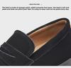 Men's Japanese-Style Suede Loafers: Summer Slip-On, Business Formal, Frosted Leather