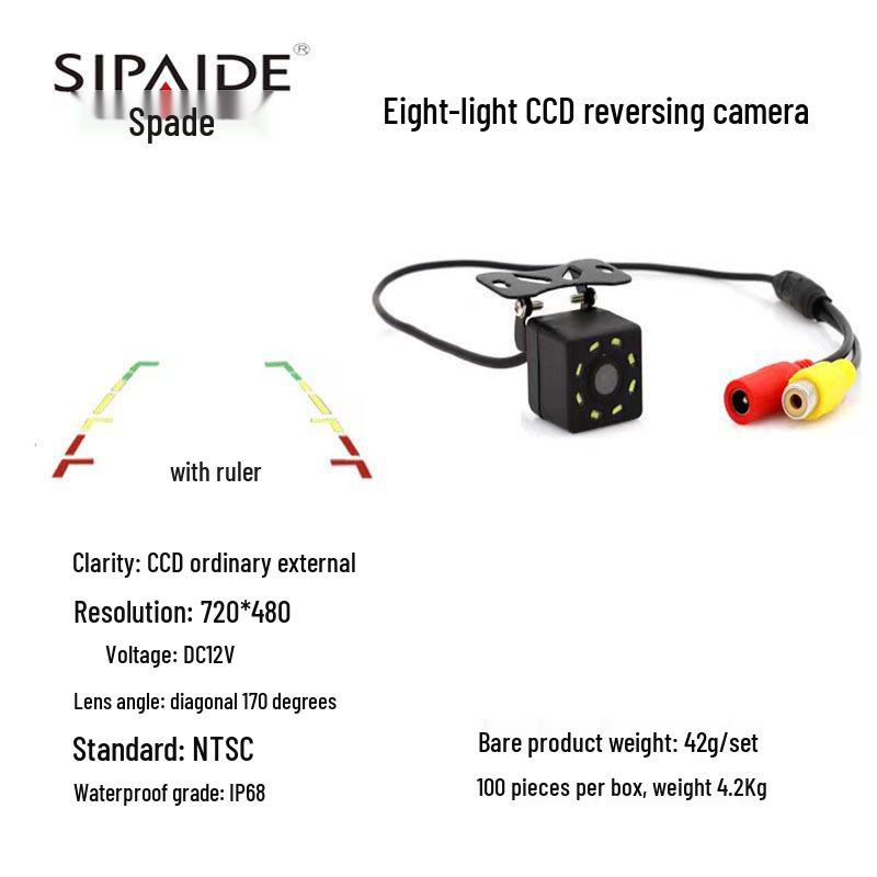 HD Night Vision Waterproof Car Camera with Starlight Reversing Feature