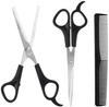 3pz Forbici da Parrucchiere Forbici da 6 Pollici per Tagliare Sfoltire Capelli Pettine Accessori da Barbiere Forbici da Parrucchiere per Salone