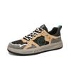 Mode Herren Cricket Schuhe Herbst/Winter Neu Echtleder Mattiert Low Top Lässig Nischendesign Retro Vielseitig Modeschuhe