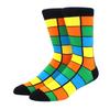 Large Size New Happy Funny Couple Trendy Socks Funny Personalized  Cartoon Jacquard Long tube cotton socks