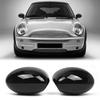 Spiegelabdeckung Kappe Gehäuse Ersatz für BMW Mini Cooper R Serie R50 R53 R52 2000 2008, 51167030716 (Schwarz, Rechts)