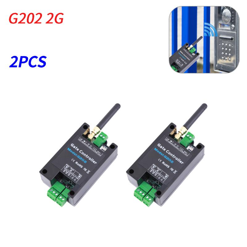1-5pcs GSM 2G 4G LTE Gate Opener Controller G202 G201 SMS Remote Control Relay Switch Wireless Door Opener 850/900/1800/1900MHz