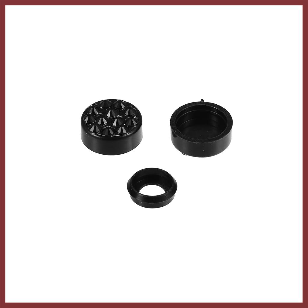 1 Set Bling Car License Plate Fasteners Screws Caps Covers Black Universal Rhinestone License Plate Bolt Cap Plastic Washer Replace Parts