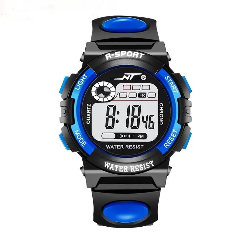 Brand Children Watch Sports Digital Watch for Kids Boys Girls Student 30M Waterproof Multifunctional LED Wristwatch