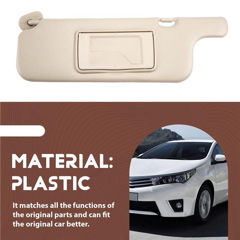 Car Sun Visor Upgraded Makeup Mirror For Toyota Corolla 2001-2007 Sun Shielding Parts 74320-02730-A0 74320-02730