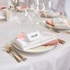50/100Pcs Blank Table Place Cards Foldable Seating Place Cards Name Place Cards for Wedding Party Decoration Table Cards Set