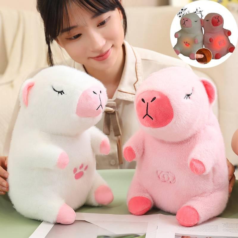 Cute And Adorable New Breathable Bear Capybara Plush Toy With Music For Kids