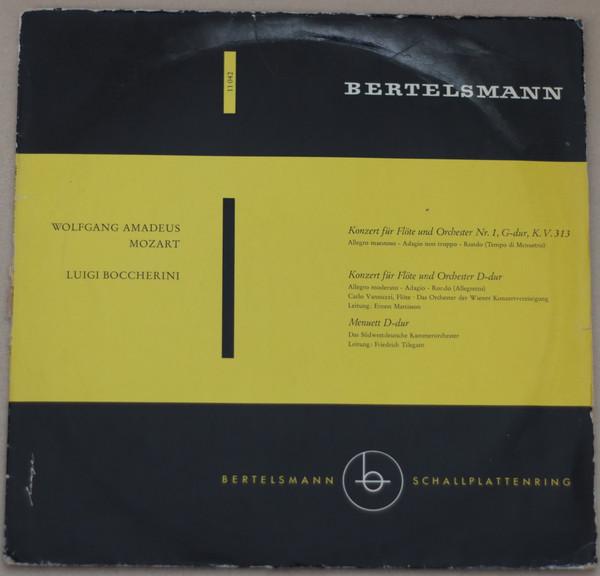 

LP Record LUIGI BOCCHERINI - Wolfgang Amadeus Mozart, Konzert Fu 11042 Bertelsmann Sch Germany Classical Used