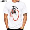 Moda Ilustrowana Retro Rowerowa Kolarstwo Motywacja Zespół Wyścigowy T Shirt z nadrukiem Męska koszulka Bicyles Sport