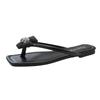 Black Internet Celebrity Super Fire Flat Flip-flops Shoes Women's Summer Wear 2025 New Non-slip Beach Cool Slippers
