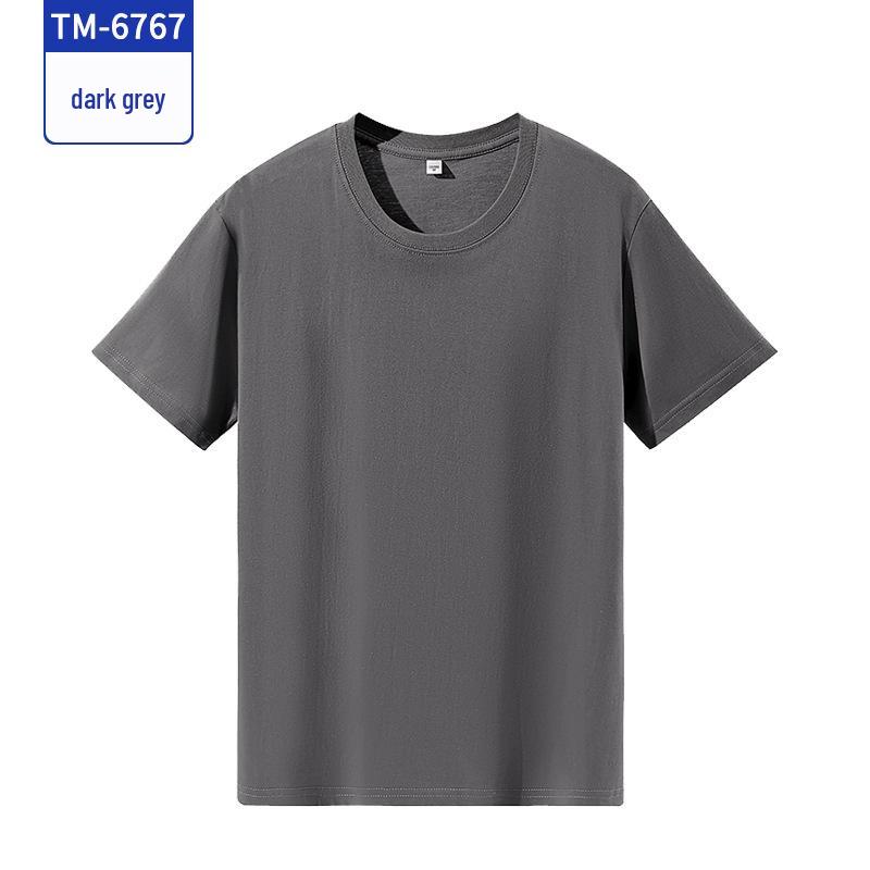 Custom Pure Cotton Short-Sleeve T-Shirt for Campus Clubs and Class Uniforms