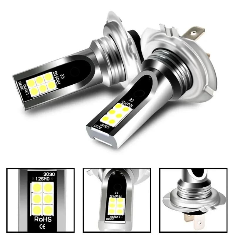 H4 H7 LED Headlight H1 H3 H7 H4 H11 Car Fog Light LED Bulbs 9005 9006 Hb3 Hb4 Auto Driving Running Lamps 12000LM 12V 6000K