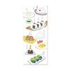 JIKAN STYLE Tenugui Hand Towel, Stylish Chusen Dyed 100% Cotton, Traditional Craft, Kenema Onigiri (Rice Ball) Design, 35x90cm, Made In Japan