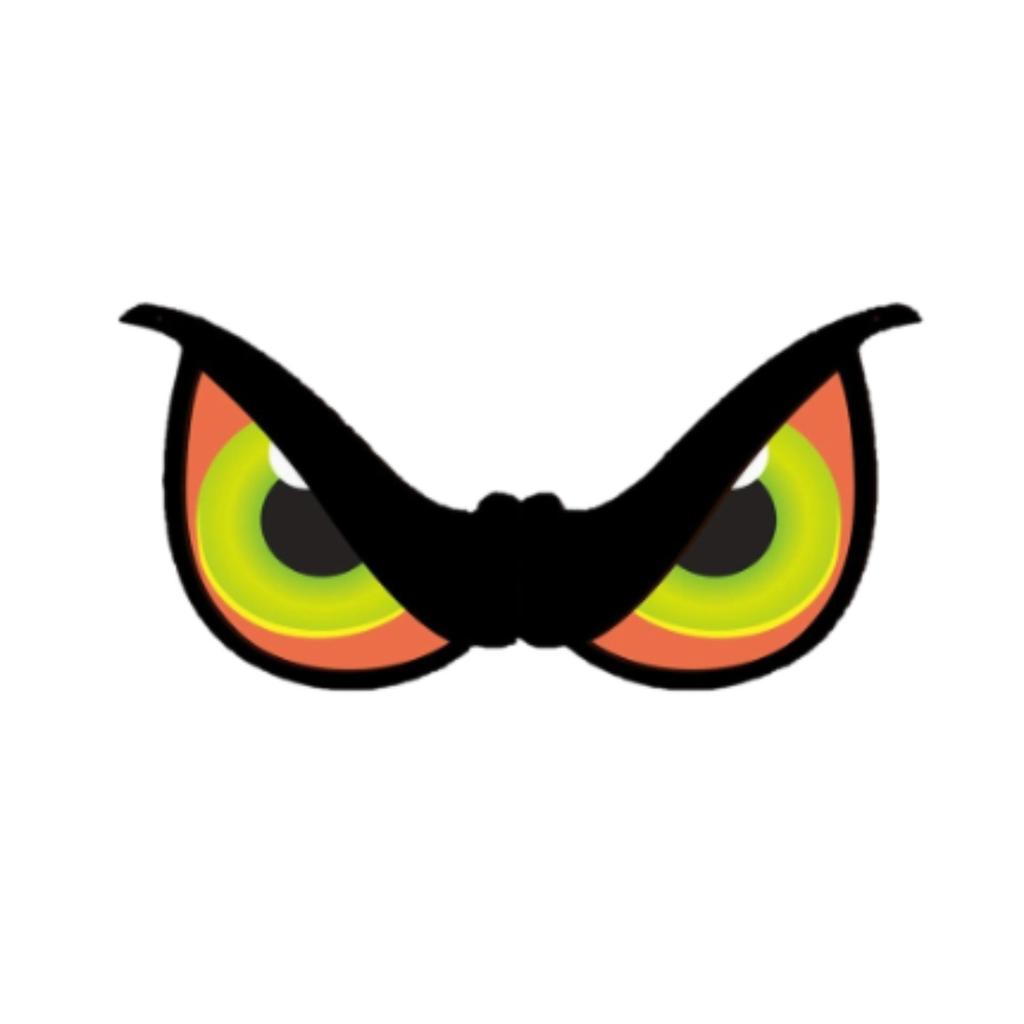 Halloween Decorations Spooky Eyes Lights - 21 Inch Large Wooden Window Eye Lights With 8 Color Modes For Halloween Decor Indoor Home,Wall,Window,Trees