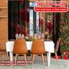 2D Flat Printing,2pcs Heart Garden Glow Chic Minimalist Curtains Fabric Curtains Home Decor Perfect for Room, Kitchen, Study,