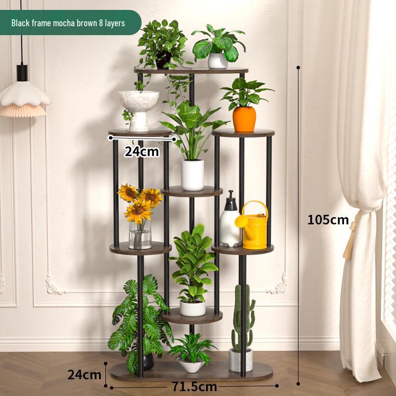 Indoor Multi-Layer Plant Stand: Succulent Shelf & Pothos Holder for Living Room or Balcony Decoration