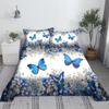 Colorful Butterfly Bedding Set Soft Bed Sheet 3D Bedding Digital Printing Bed Linen Queen Size Bedding Set Fashion Design