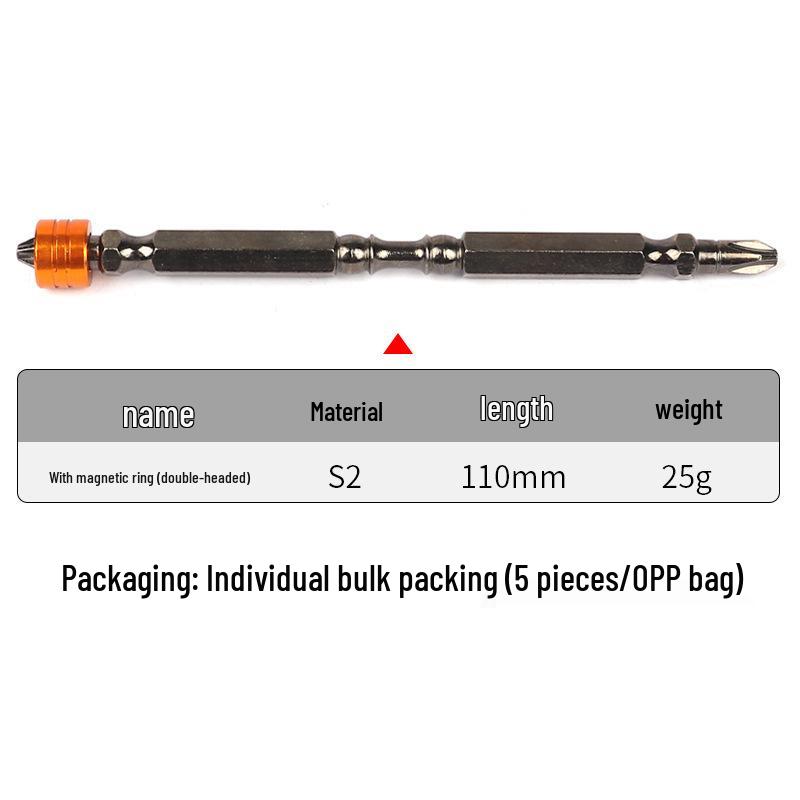 Precision Magnetic Dual-Head Screwdriver with Cross Positioning