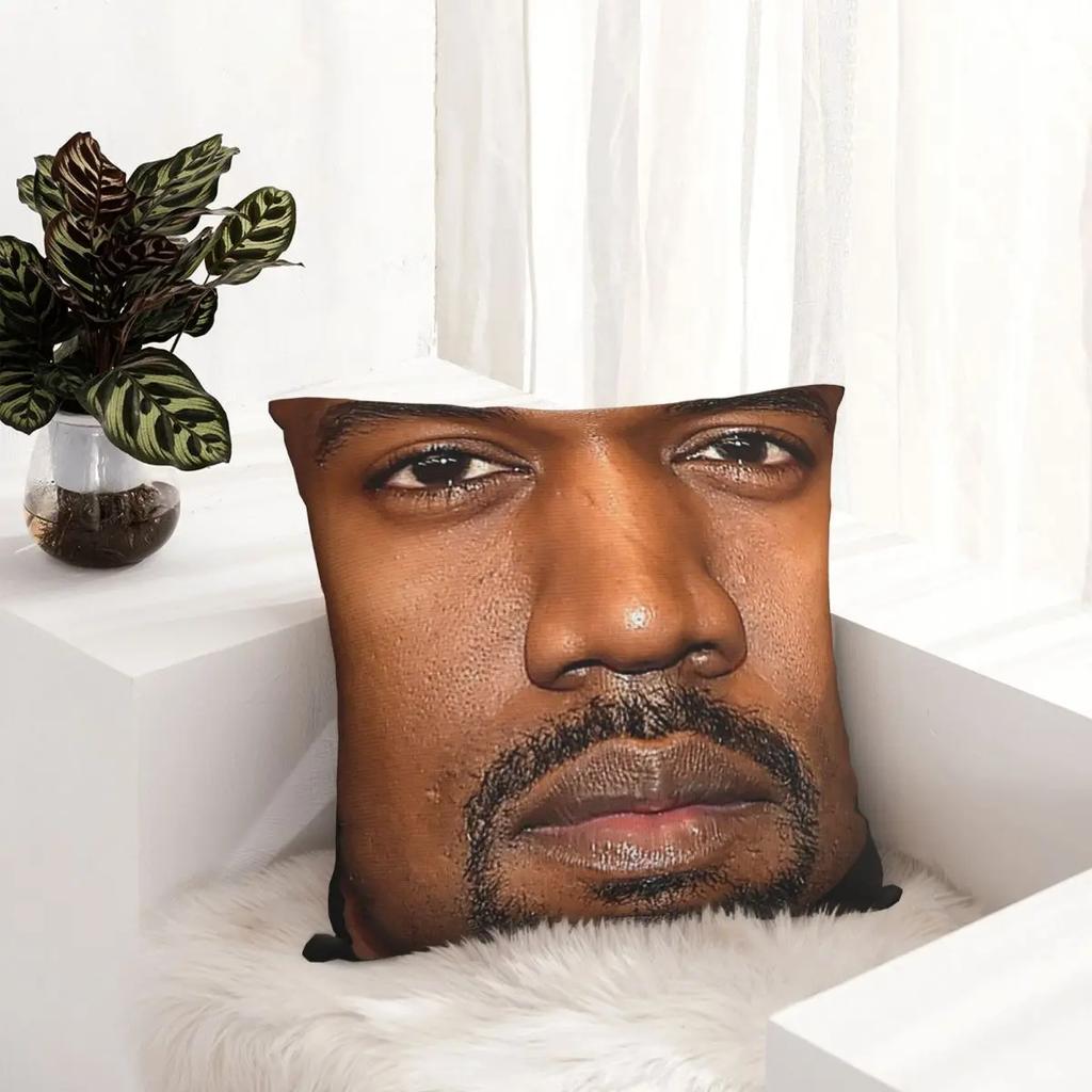 Povlak na polštáře s motivem Kanye Westa a meme, úžasný polyesterový dekorativní povlak na polštář na pohovku 40x40 cm