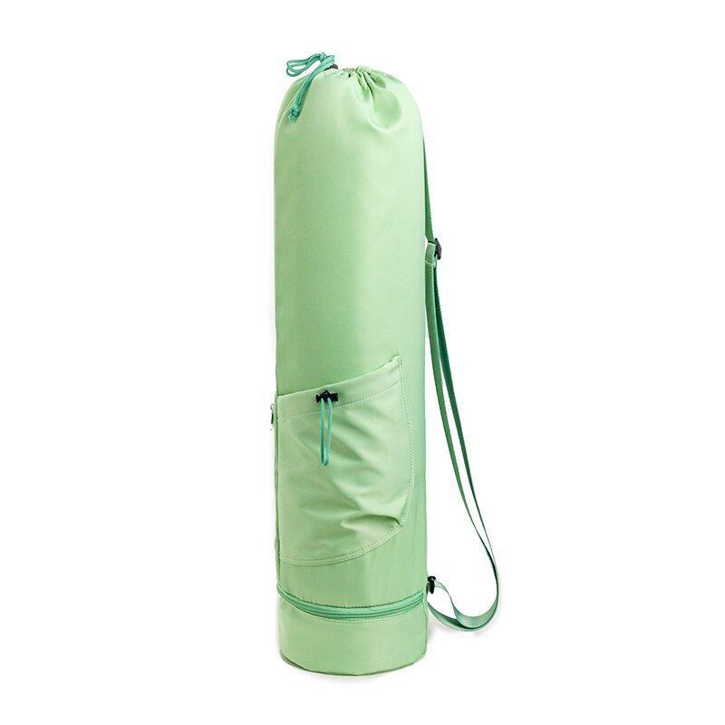 Yoga Mat Bag With Water Bottle Pocket And Bottom Wet Compartment, Multi-Functional Yoga Mat Carrier