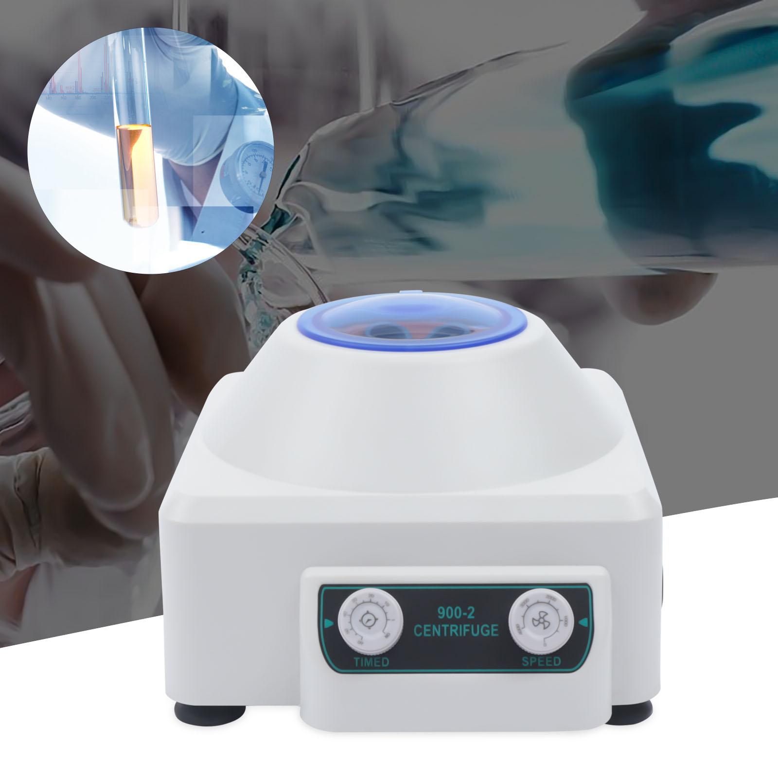 Electric Centrifuge Machine, 6×20ml Capacity,4000rpm Adjustable Speed,0-60min Timer, 110V Lightweight ABS Lab Centrifuge Machine 110V белый