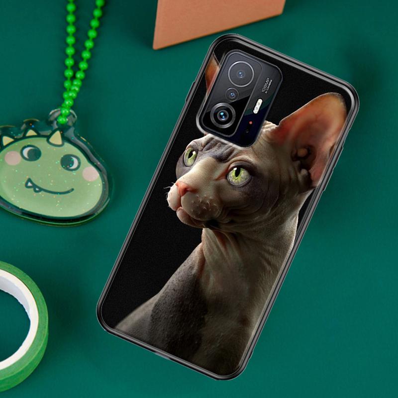 Sphinx Cat Printing Drawing Case For POCO F5 X5 X3 Pro X4 F4 GT F3 M5s C40 Cover For Xiaomi 13 12 Lite 11T 12T Pro 12X