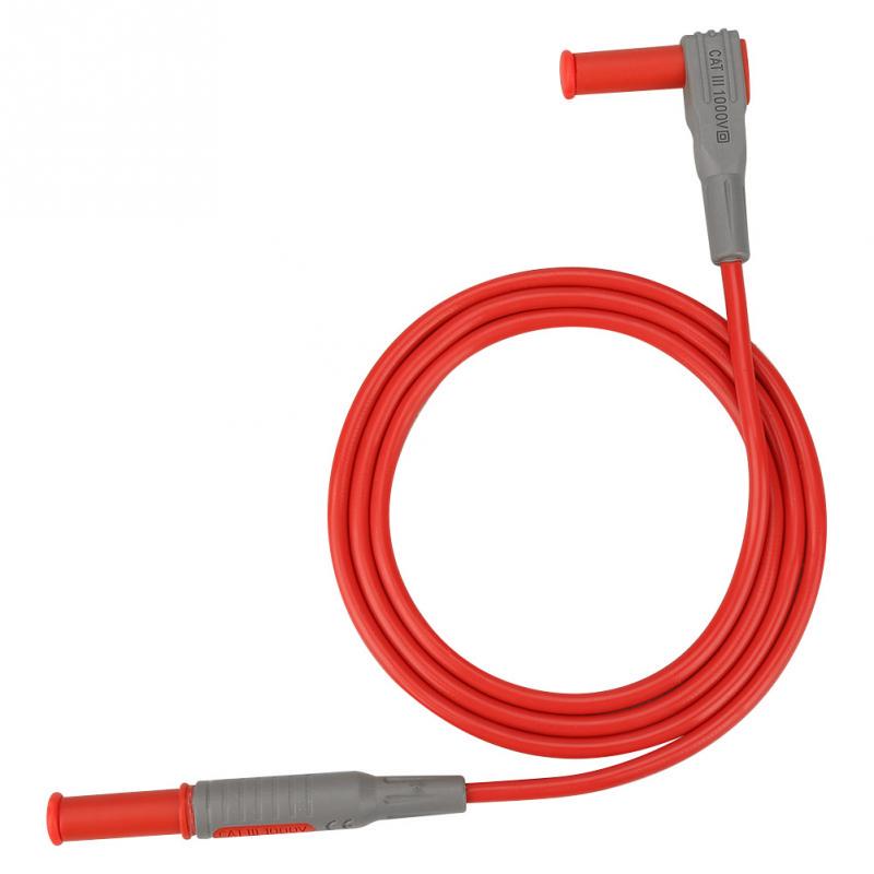 4mm Banana Plug Test Line Injection Molded Right Angle to Straight Multimeter Wire Cable 15A P1033 Banana Plug Test Leads Banana Test Cable 4mm Banana Plug Test Line Injection Molded Right Angle to Straight Multimeter Wire Cable 15A P1033 Banana Plug Test Leads Banana Test Cable