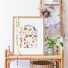 Mythical Magical Alphabet Wall Art Canvas Painting Educational Animal Chart  Posters And Prints Wall Pictures For Nursery Decor