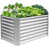 Adjustable Modular Galvanized Steel Raised Garden Bed for Vegetables and Fruits