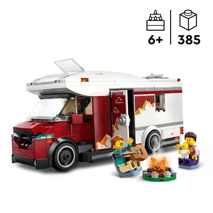LEGO City 60454 Le camping-car d’aventures - Jeu de construction pour garçon dès 6 ans