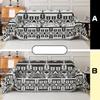 Black and White Four-season Universal Full-cover Fabric Sofa Towel, Light Luxury Chenille Sofa Cover Towel, Simple AB Double-sided Sofa Cover Towel