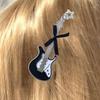 Sweet Bowknot Hair Clip Stylish Guitar Hairpin Fashionable Hair Barrette Delicate Hair Jewelry Hair Adornments for Women