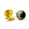 Stylish Alloy Black Cat Cufflinks For Men And Women Fashion Accessories