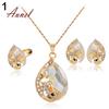 Smart Pendant Necklace Earrings Ring Party Wedding Jewelry Set