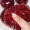 Squishy Pomegranate Stress Relief Squeeze Ball Funny Fidget Toy Anti-Anxiety Gift Kids Adults Holiday Party