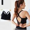 Women'S High-Support Wireless Sports Bra - Comfortable, Breathable, Shockproof with Removable Pads & Crisscross Back Design
