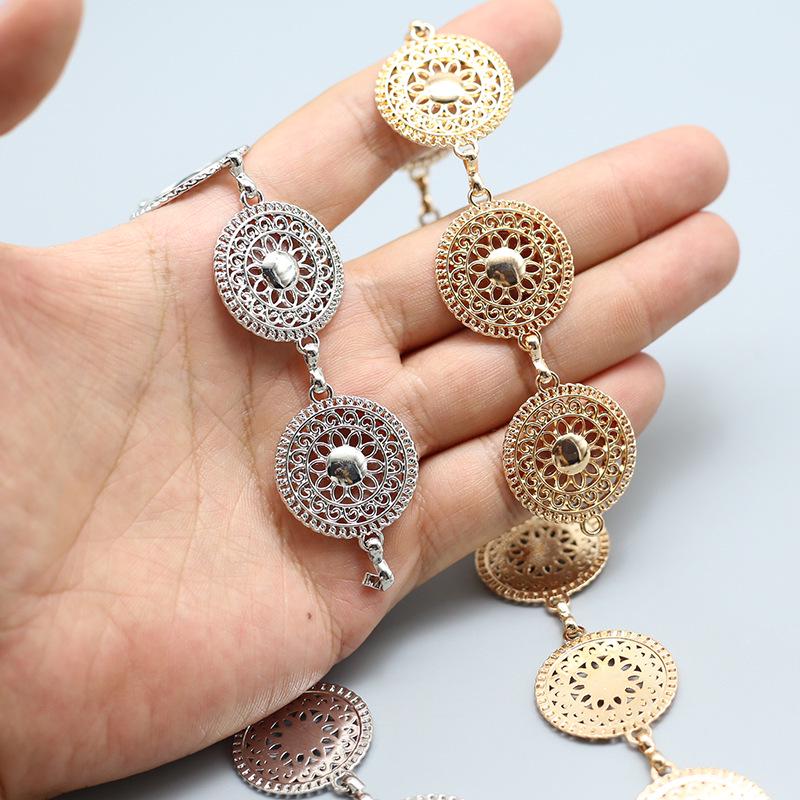 Ethnic Metal Chain Skirt Hem Pendant - Dance Costume Waist Decoration & DIY Accessory