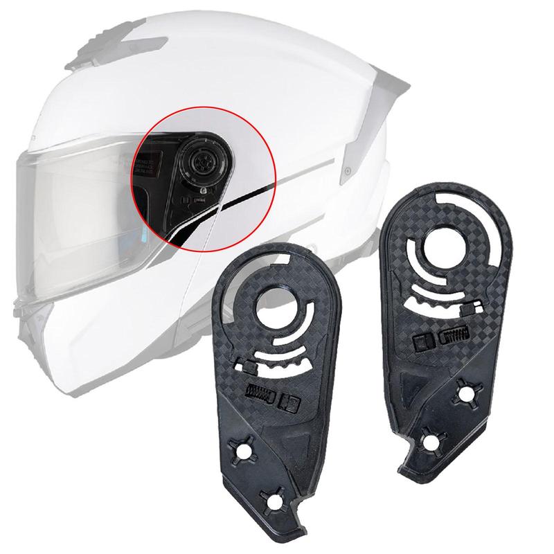 Black Plastic Motorcycle Lens Base Replacement Helmet Visor Plate Repair Part for MT ATOM 2 SV